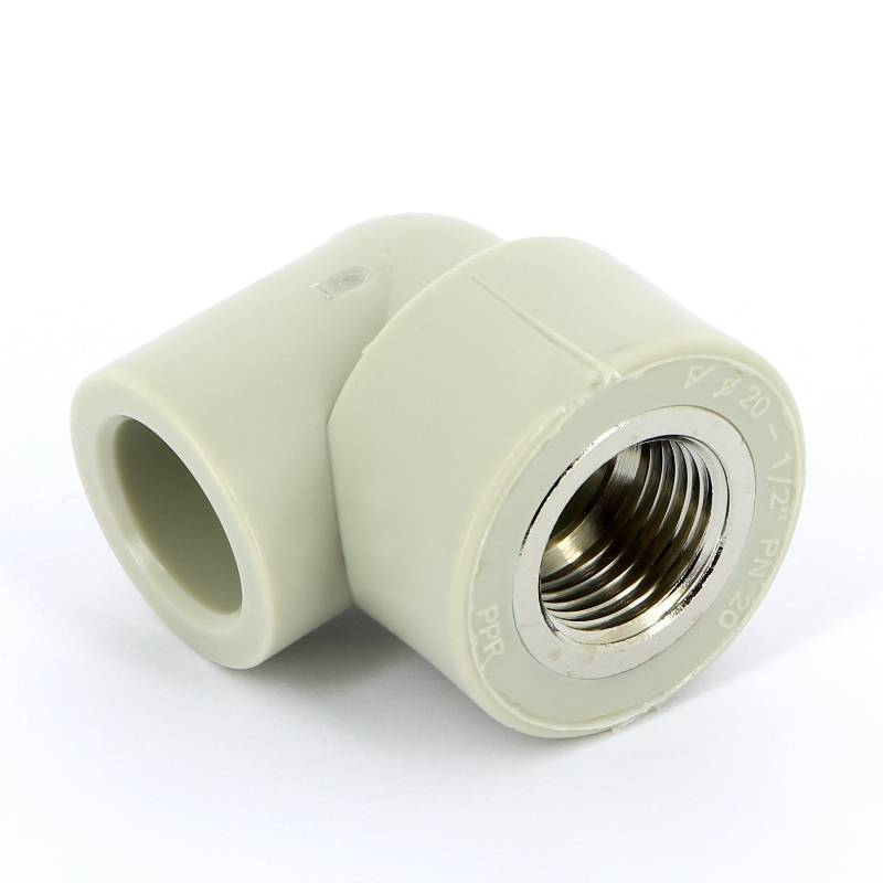 Угольник 90° полипропиленовый FV-Plast 20 мм x 1/2 ВР 218020