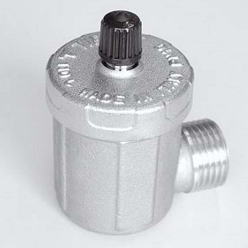 Воздухоотводчик автоматический угловой TIEMME 3/8 никелированный 1980011