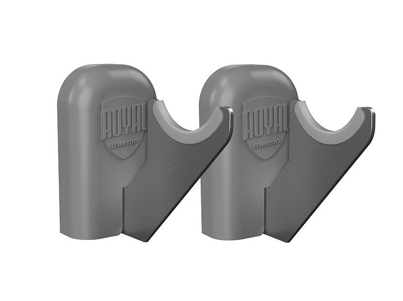 Комплект настенных регулируемых кронштейнов Royal Thermo Design 80 серебристый НС-1402583