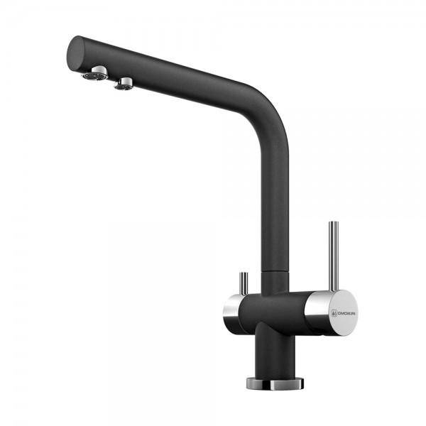 Смеситель для кухни Omoikiri Nagano-BL с подключением фильтра черный 4994047