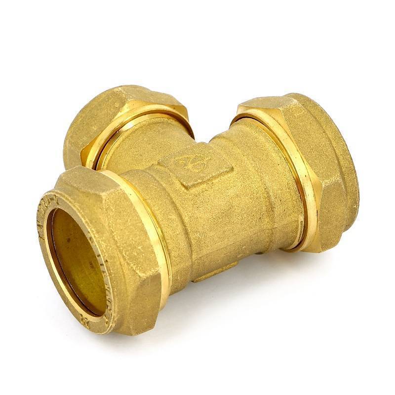 Тройник обжимной Tiemme 28х22х28 мм 1000103