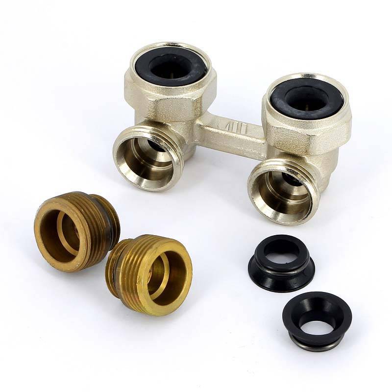 Узел радиаторный Watts Industries ECK H-образный угловой 3/4x1/2 НВ 10001886