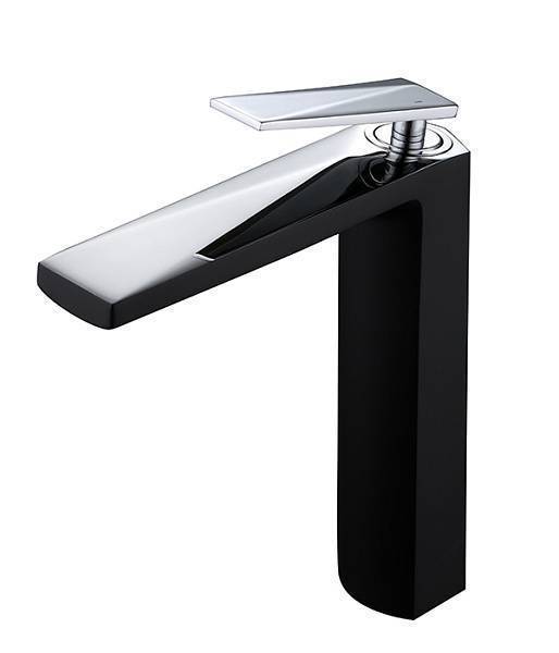 Смеситель для раковины Boheme Venturo черный глянцевый 372-B