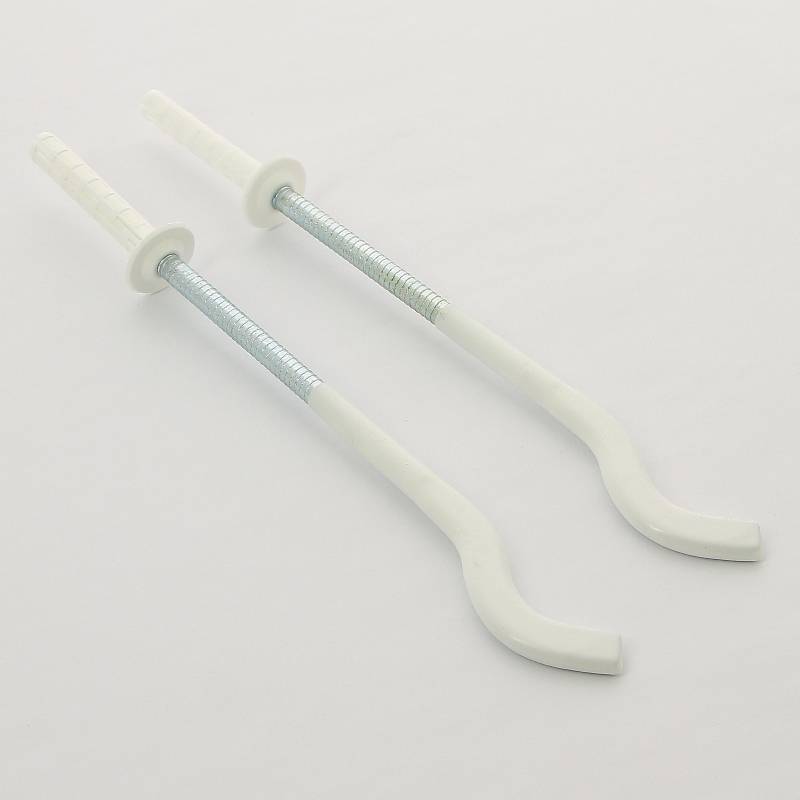 Кронштейн штыревой плоский Uni-Fitt 9х220 мм пластифицированный с дюбелем 870P0922