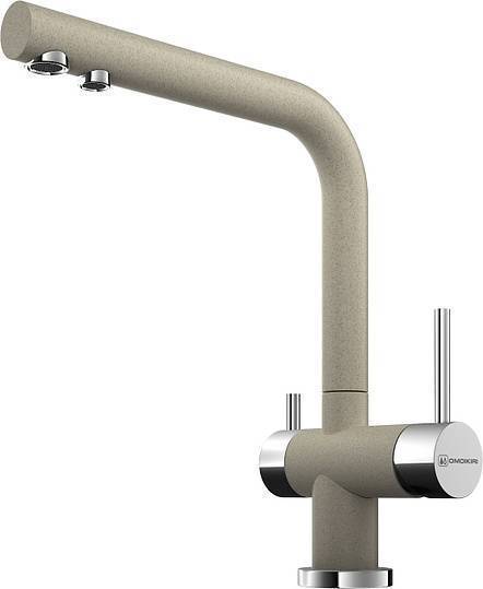 Смеситель для кухни Omoikiri Nagano с подключением фильтра бежевый 4994055