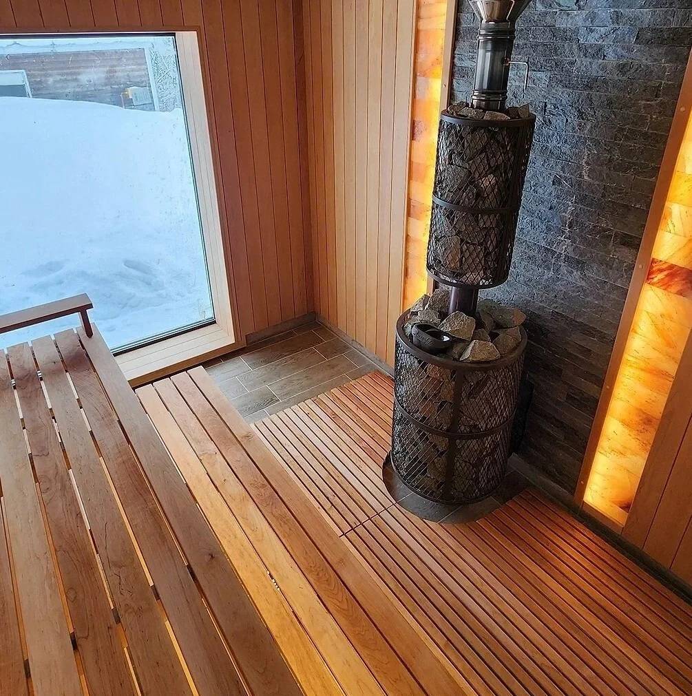 Печь для бани PROMetall Атмосфера XL сетка нержавейка Ap0001