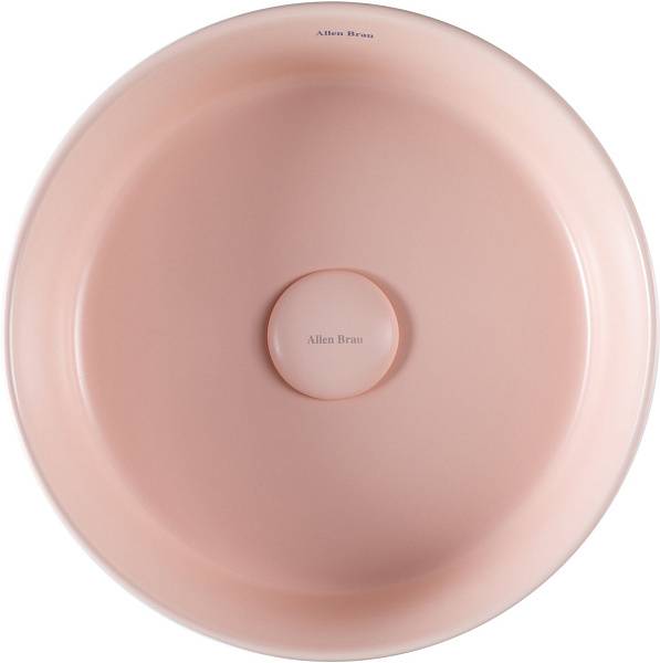 Раковина-чаша Allen Brau Fantasy 36х36х12 см розовый 4.11033.SM