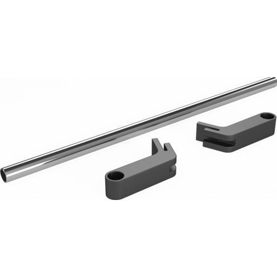 Полотенцедержатель для радиатора Royal Thermo 6 секций 16х415 мм черный НС-1199157