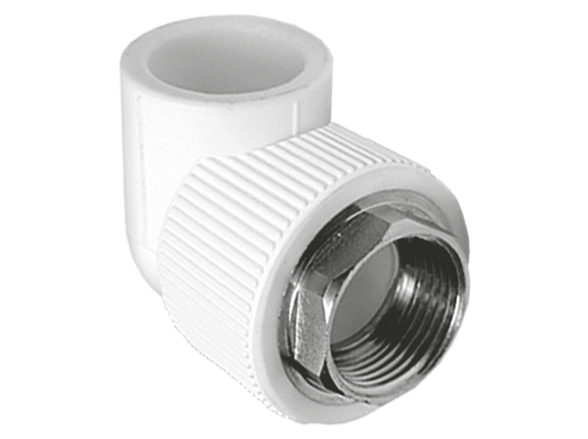 Угольник TEBO PP-R комбинированный 32 мм x 1 ВР под ключ 1336602