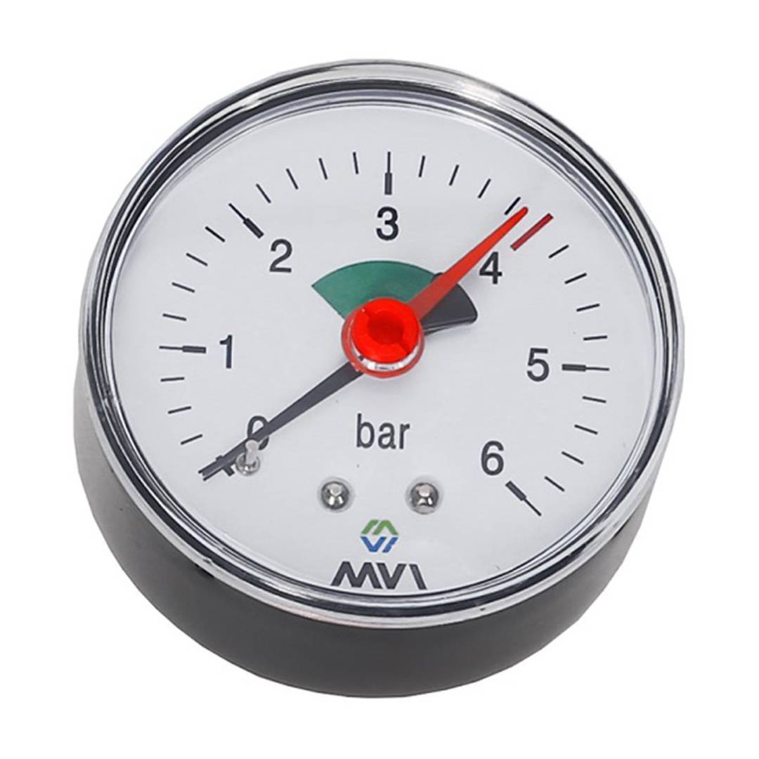 Манометр аксиальный MVI 6 бар 63 мм 1/4 MAN-A-63-06