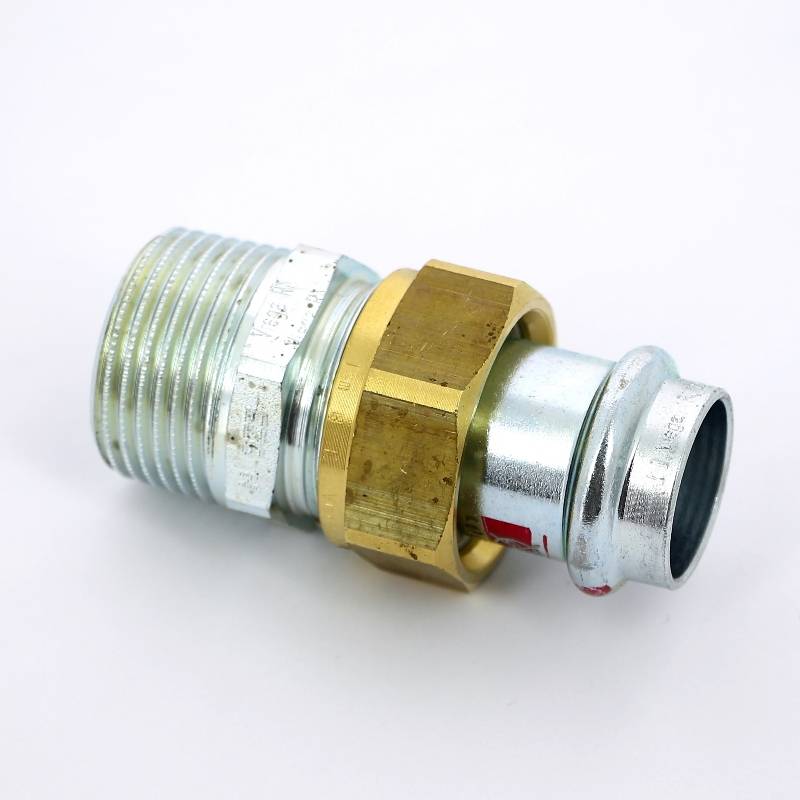 Муфта пресс-НР разъемная Viega Prestabo 22x1 оцинкованная сталь 642341