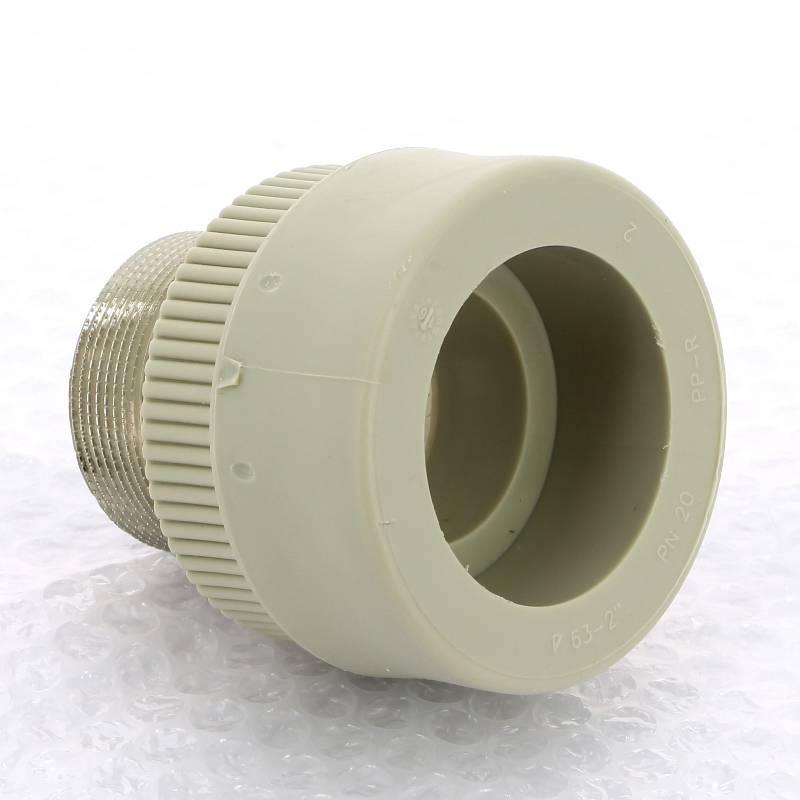 Муфта полипропиленовая FV-Plast с наружной резьбой 63x2 215063