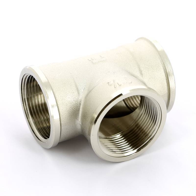 Тройник никелированный Tiemme 1 1/2 ВР-ВР-ВР 1500171