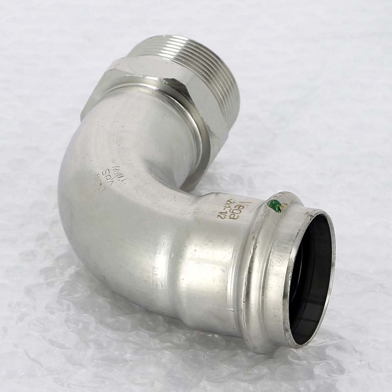 Угол пресс-Н нержавеющая сталь Viega Sanpress Inox 42x1 1/2 436957