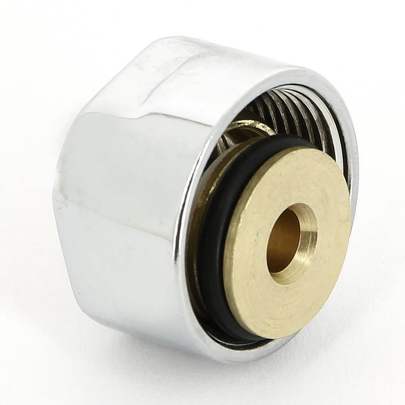 Соединитель для металлопластиковой трубы Carlo Poletti 16.2х2.6 мм хром A58513B