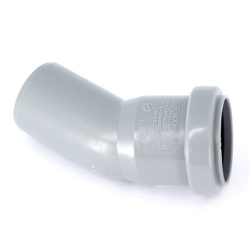 Отвод канализационный Ostendorf HTB 40х30° 111110