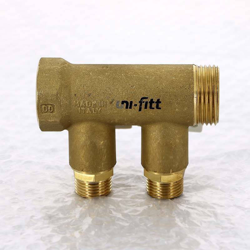 Коллектор Uni-Fitt 1 НВ 2 выхода 1/2 Н 40 мм 424G4220