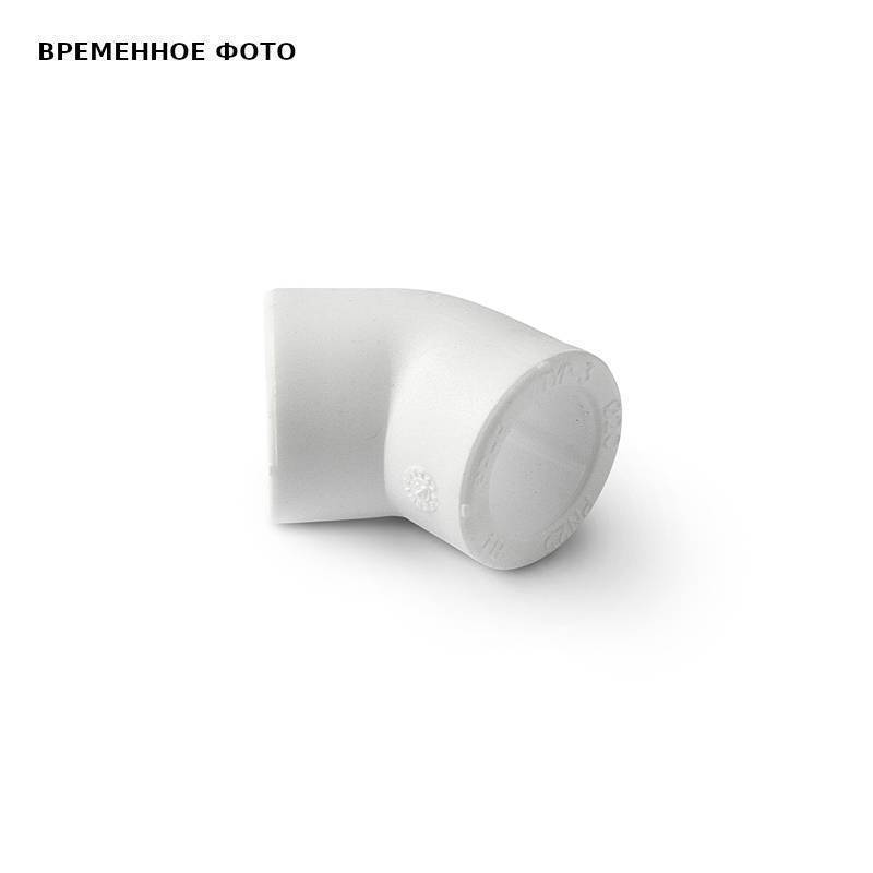 Угольник 45° Polytron 160 мм белый PA13528P