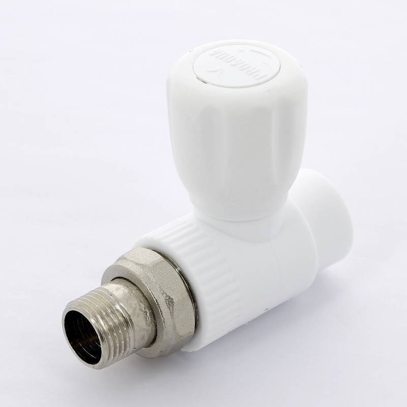 Кран радиаторный прямой Pro Aqua 25x3/4 полипропиленовый с разъемным соединением PA41010