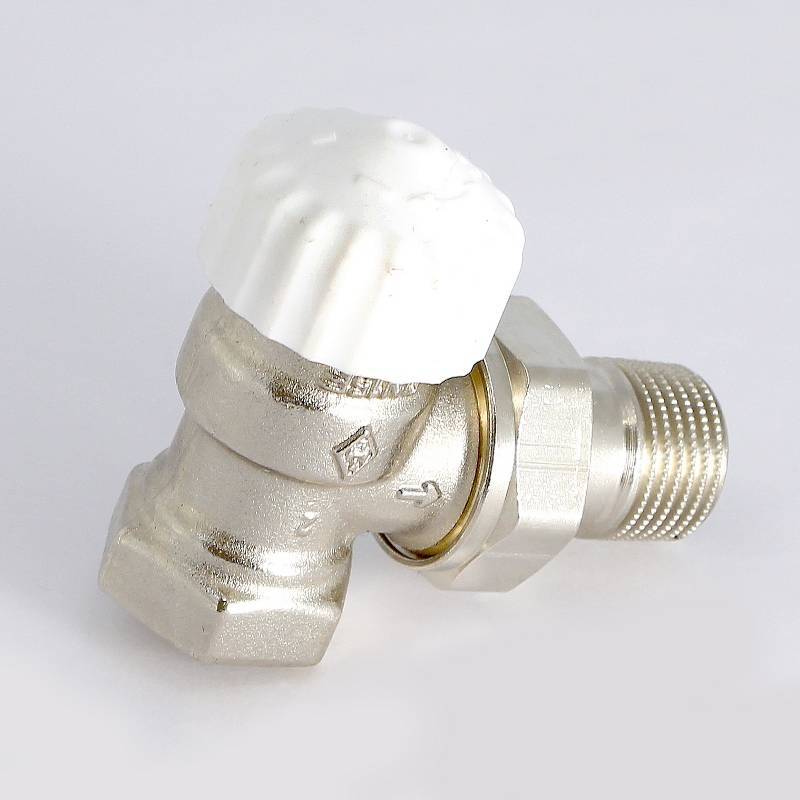 Вентиль термостатический Uni-Fitt угловой HB 1/2 никелированный 165N2000