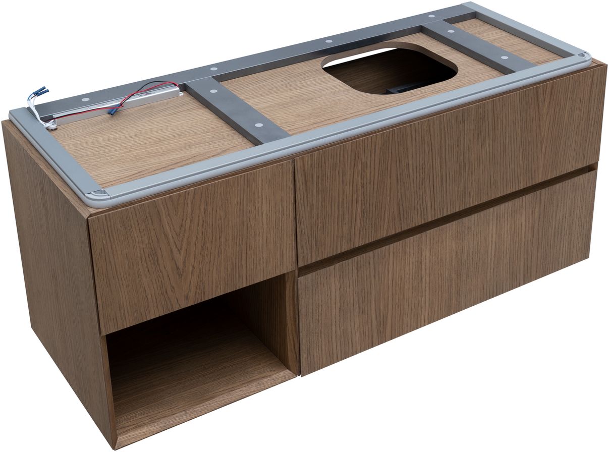 Тумба под раковину Allen Brau Infinity 119.2x45.6x51 см дуб 1.21007.NO