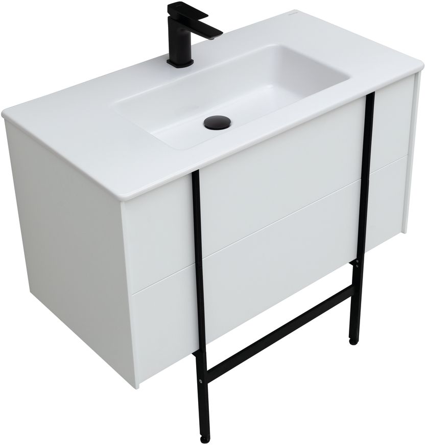 Тумба под раковину Allen Brau Reality 90x46.2x50 см белый 1.32006.WM