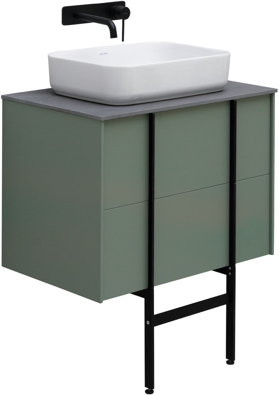 Тумба под раковину Allen Brau Reality 70x46.2x50 см олива 1.32004.CGM