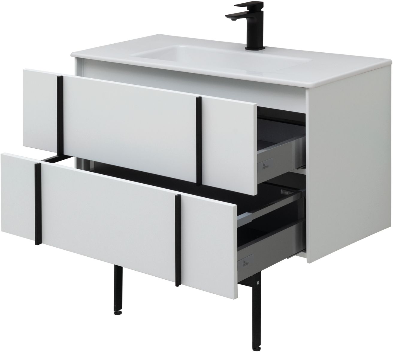 Тумба под раковину Allen Brau Reality 90x46.2x50 см белый 1.32006.WM