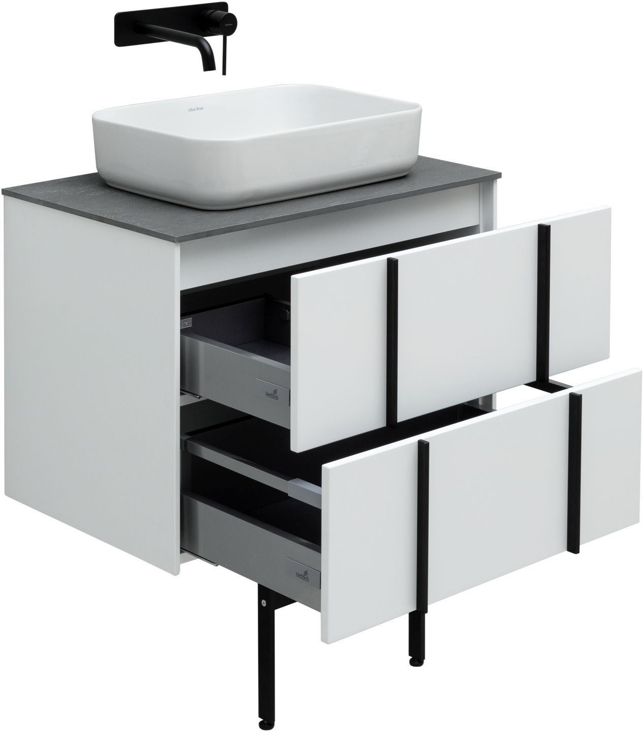 Тумба под раковину Allen Brau Reality 70x46.2x50 см белый 1.32004.WM