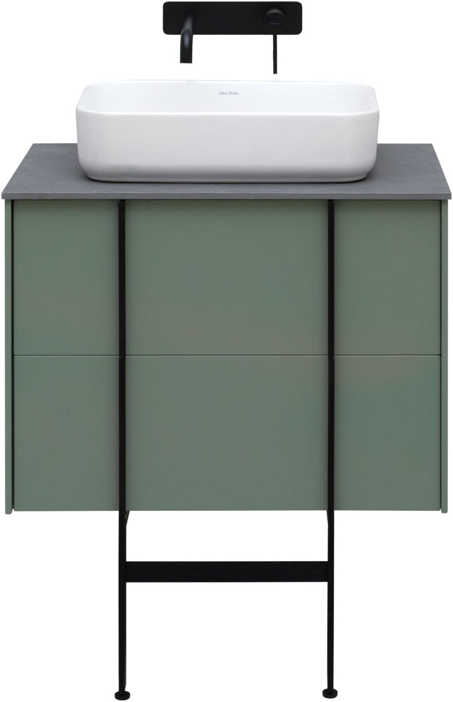 Тумба под раковину Allen Brau Reality 70x46.2x50 см олива 1.32004.CGM