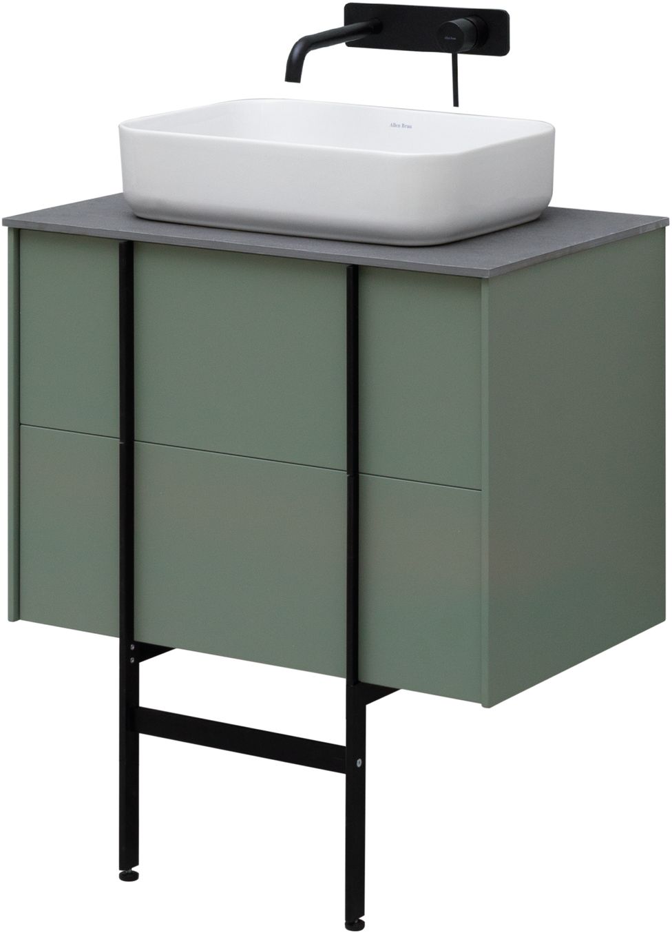 Тумба под раковину Allen Brau Reality 70x46.2x50 см олива 1.32004.CGM