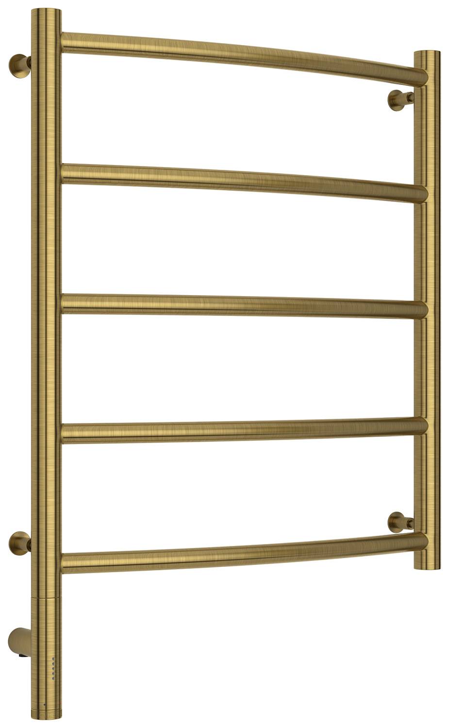 Полотенцесушитель электрический Сунержа Галант 3.0 500x600 мм левый состаренная латунь 051-5800-6050