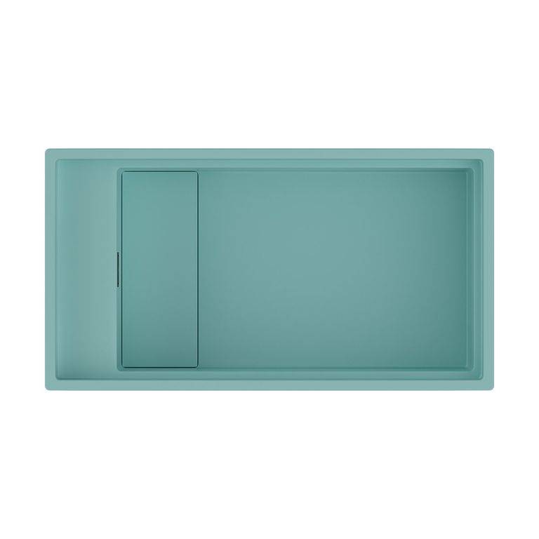 Кухонная мойка Omoikiri Kinaru Pro 86-U/I-AZ Artceramic 86x46 см azur blue 4993028