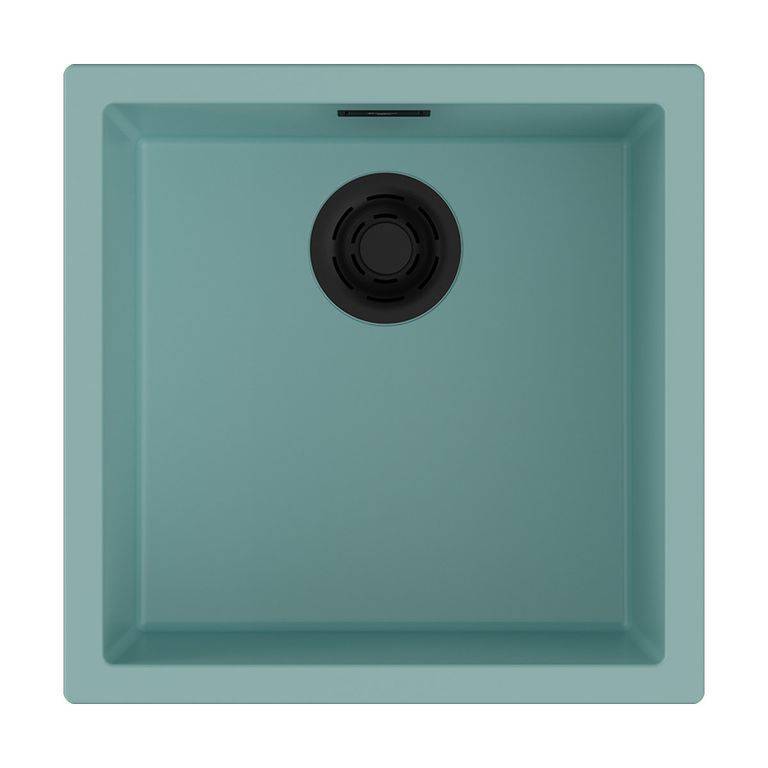 Кухонная мойка Omoikiri Yamakawa 45-U/I-AZ Artceramic 45.6 x 45.6 см azur blue 4993254