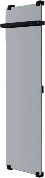 Полотенцесушитель электрический Allen Brau Infinity 44x6.6x140 см черный 00305021