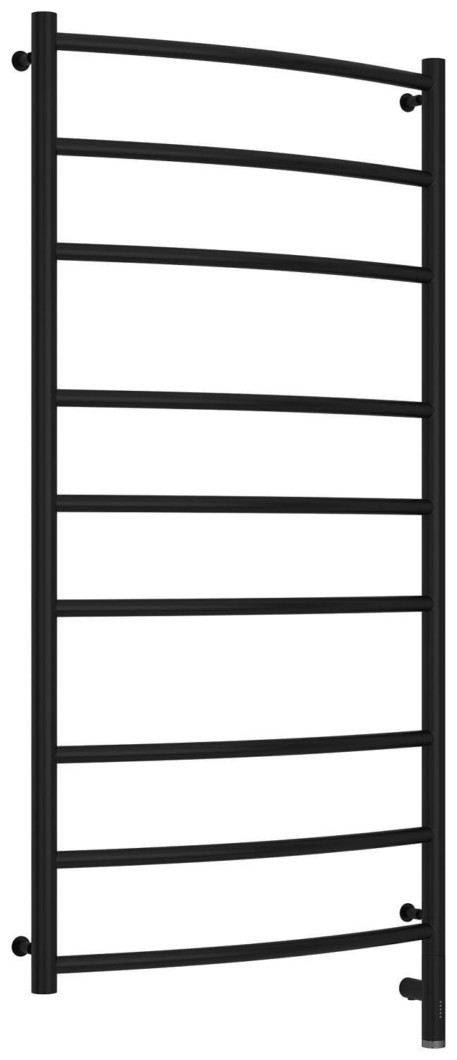 Полотенцесушитель электрический Сунержа Галант 3.0 632x1324 мм правый матовый черный 31-5801-1260