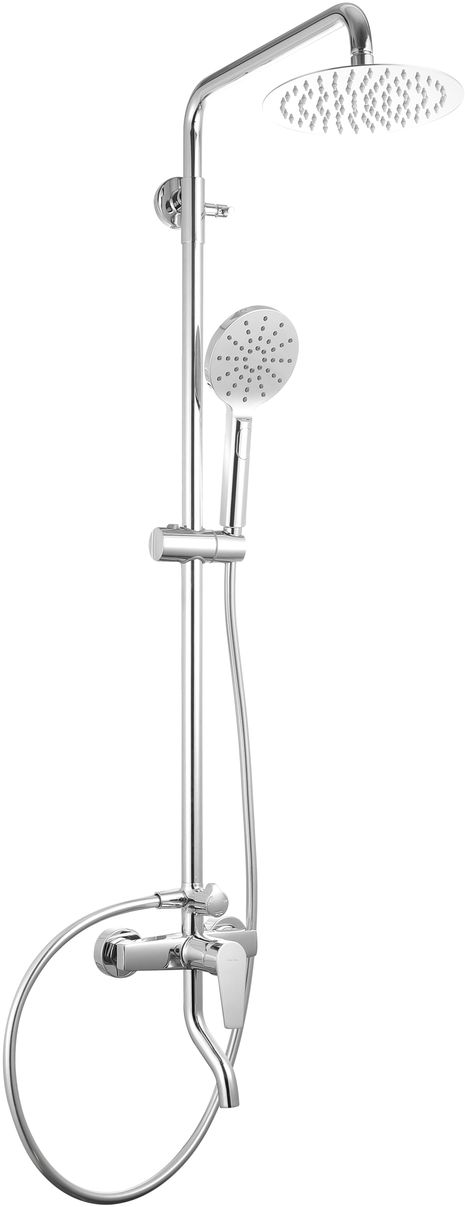 Душевая стойка с верхним душем Allen Brau Eclipse 3 режима 20x45.9x146.2 см хром 5.E1007-00