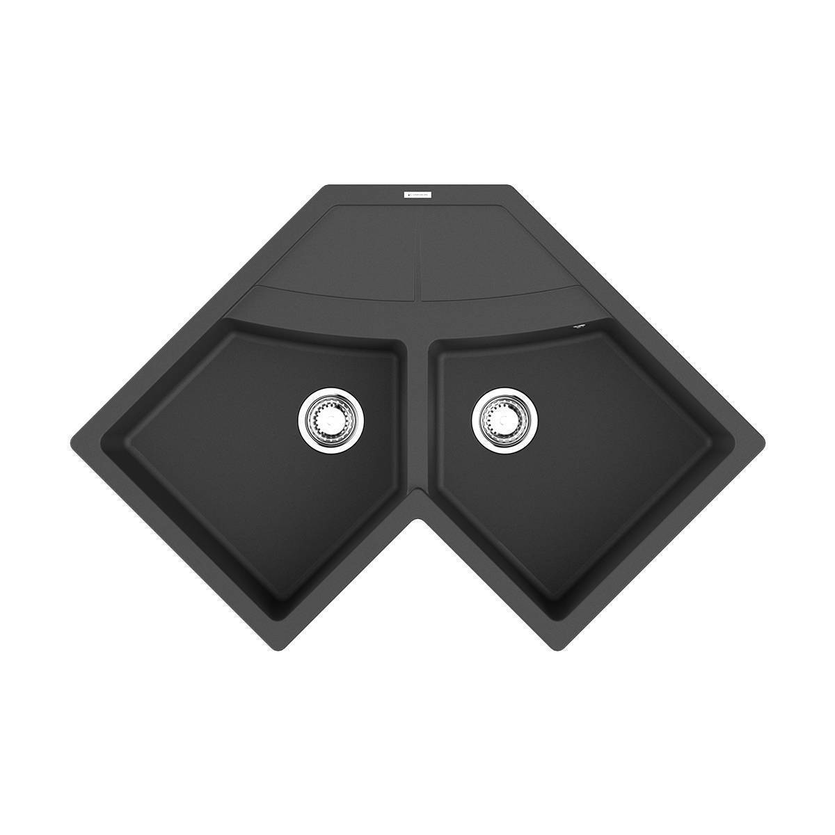 Кухонная мойка Omoikiri Sumi 83C-BL Tetogranit 102.1x83 см черный 4993864