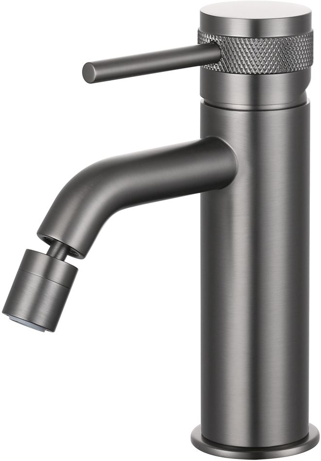 Смеситель для биде Allen Brau Priority с донным клапаном графит браш 5.31A04-MG