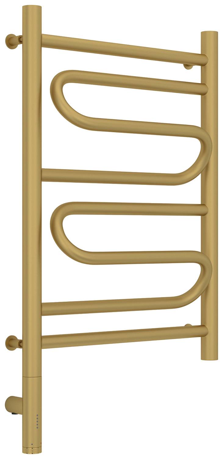 Полотенцесушитель электрический Сунержа Элегия 3.0 432x724 мм левый матовое золото 032-5818-6040