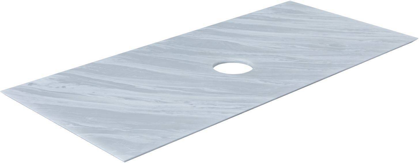 Столешница Allen Brau Infinity 100x46x1 см белая 1.21012.ON