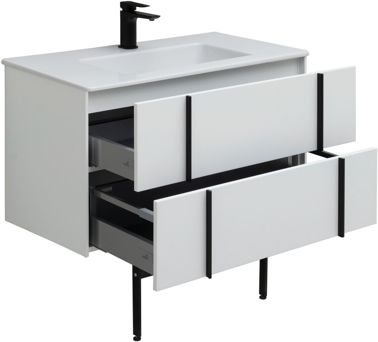 Тумба под раковину Allen Brau Reality 90x46.2x50 см белый 1.32006.WM