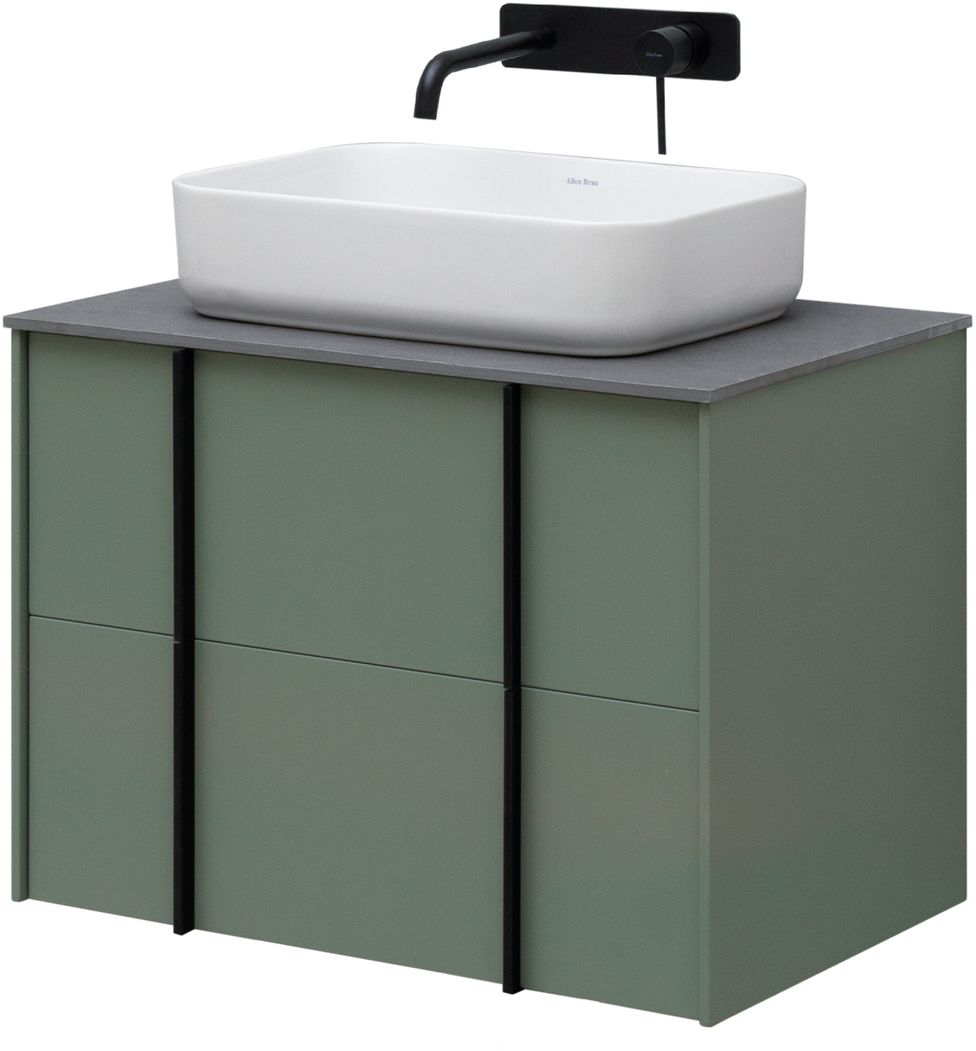 Тумба под раковину Allen Brau Reality 70x46.2x50 см олива 1.32004.CGM