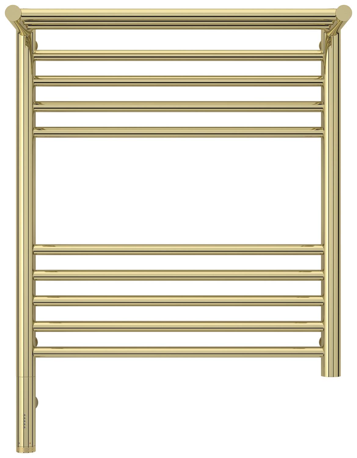 Полотенцесушитель электрический Сунержа Богема 3.0 с 1 полкой 532x724 мм левый шампань 020-5806-6050