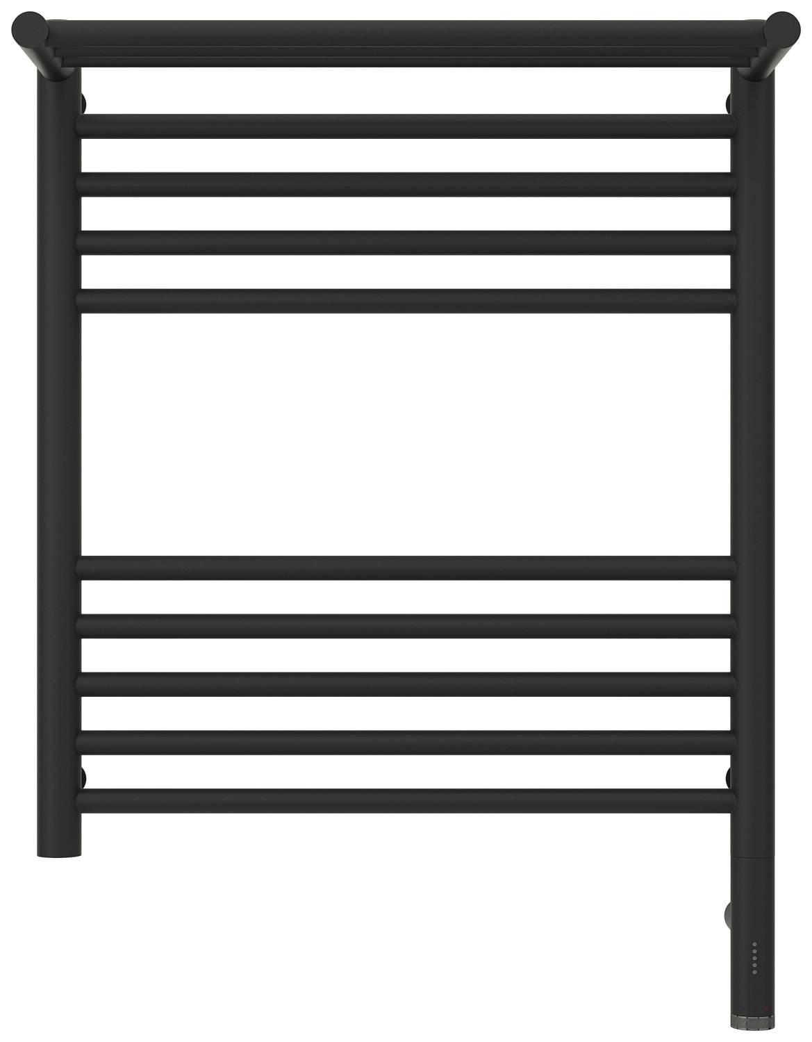 Полотенцесушитель электрический Сунержа Богема 3.0 с 1 полкой 532x724 мм правый темный титан муар 15-5807-6050