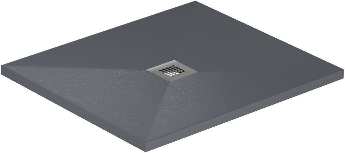 Душевой поддон Allen Brau Priority 90x90x3 см серый 8.31002-BGM