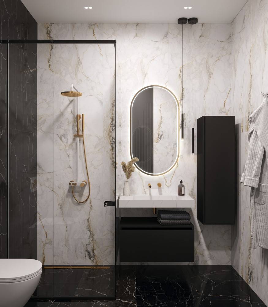 Раковина мебельная Armadi Art Flat 81х45.2х8 см прямоугольная белая 859-080-CLCT