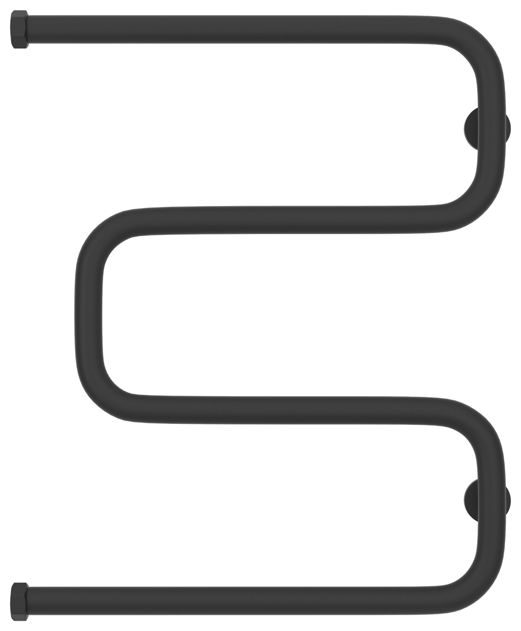 Полотенцесушитель водяной Сунержа Ш-образный+ 530x628 мм тёмный титан муар матовый 15-4014-6050