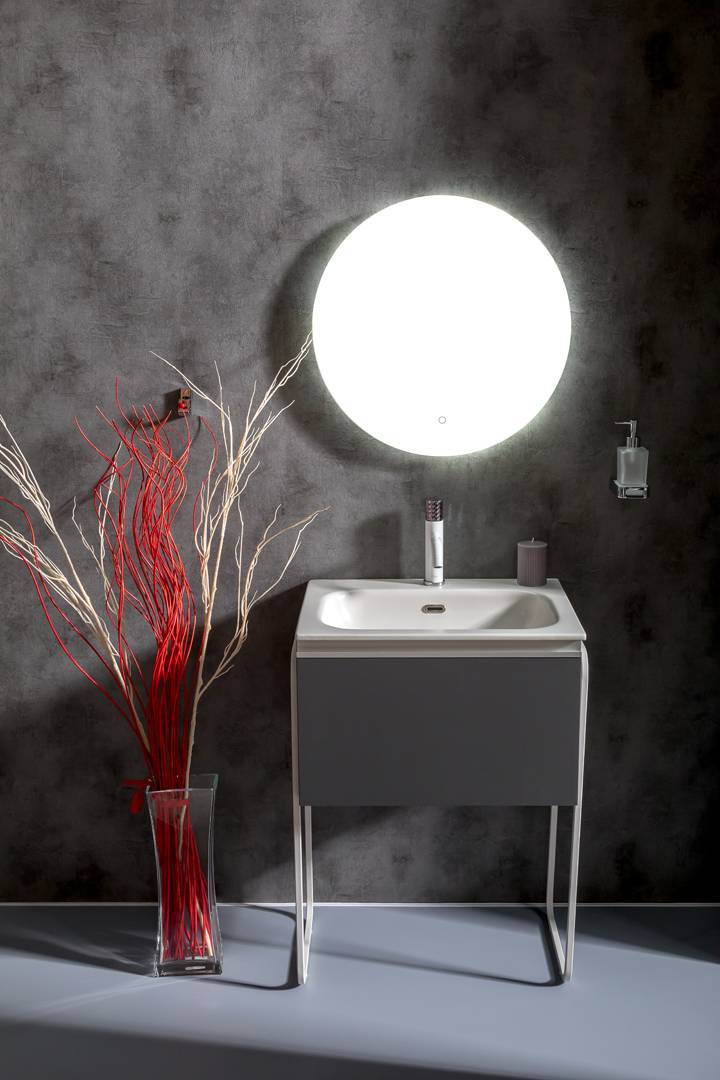 Тумба подвесная Armadi Art Vallessi 60х46х53 см антрацит матовый 837-060-A matt