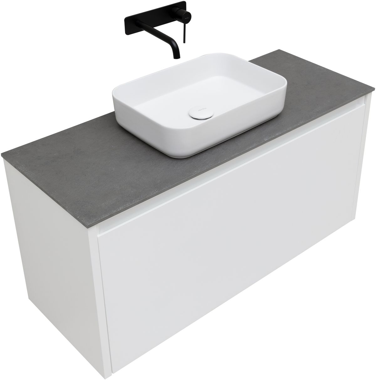 Тумба под раковину Allen Brau Fantasy 118.4x46x56.8 см белая 1.11006.WM